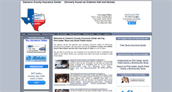 Desktop Screenshot of cameroncountyinsurancecenter.com